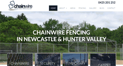 Desktop Screenshot of chainwire-fencing.com