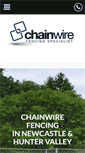 Mobile Screenshot of chainwire-fencing.com
